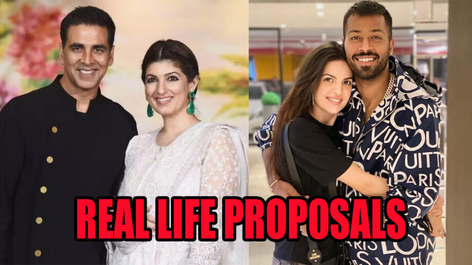Twinkle Khanna - Akshay Kumar and Hardik Pandya- Natasa Stankovic: Take A Look At The Real Life Proposals Of Celebs