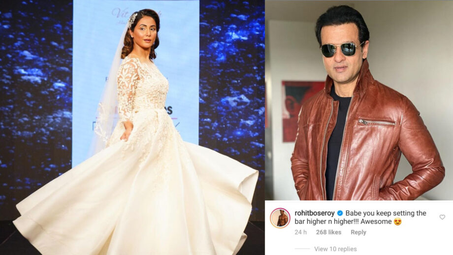 Unseen Ramp Photo: Hina Khan sizzles in latest white dress, Rohit Roy comments