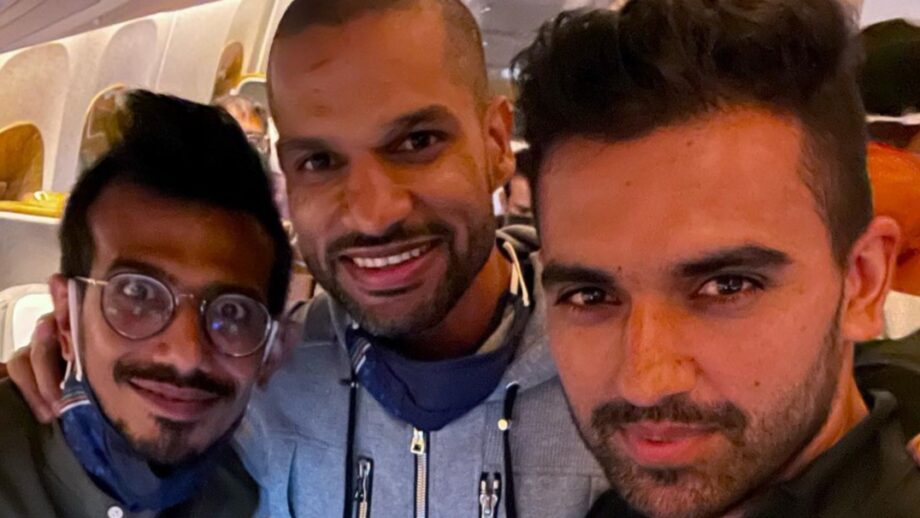 Unseen Rare Flight Photo: This is the 'fun' Shikhar Dhawan, Yuzvendra Chahal & Deepak Chahar have together while travelling