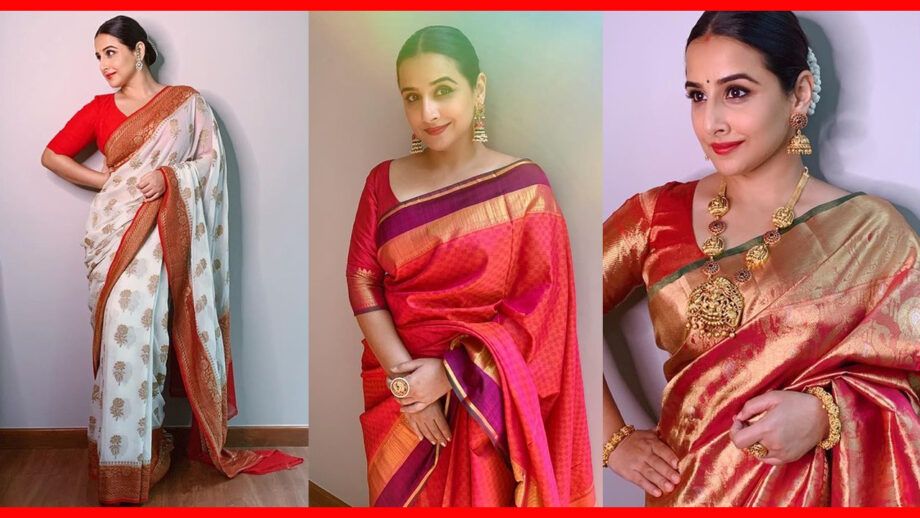 Vidya Balan's Love For Sarees Is On A Whole New Level & We Have Enough Pictures To Prove It: See Pics