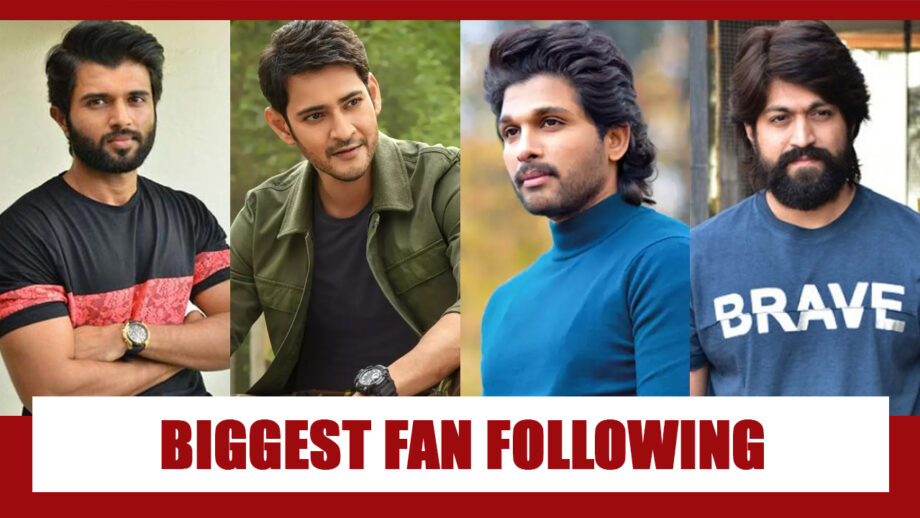 Vijay Deverakonda, Mahesh Babu, Allu Arjun, Yash: Biggest Fan Following On Social Media?