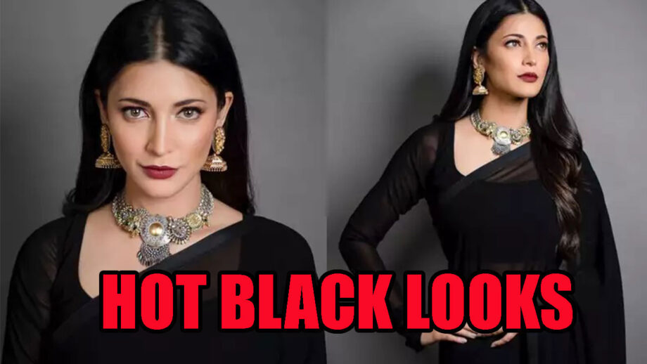 Watch Shruti Haasan Killing Us In Black: Watch Her Hottest Photos