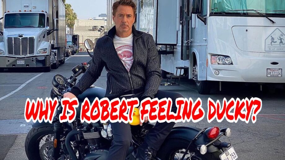 Why is 'Iron Man' aka Robert Downey Jr feeling ducky?