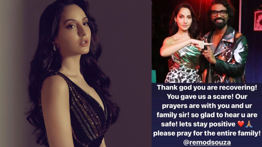 You gave us a scare: Worried Nora Fatehi has this to say after Remo D'Souza's heart attack 1