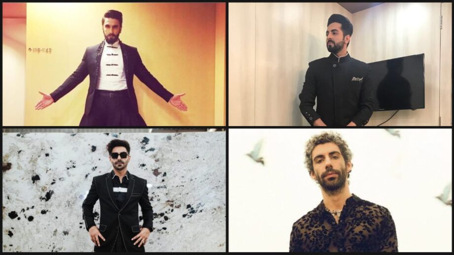Androgynous fashion: Ranveer Singh, Ayushmann Khurrana, Aparshakti Khurana and Jim Sarbh look super hot in black 4
