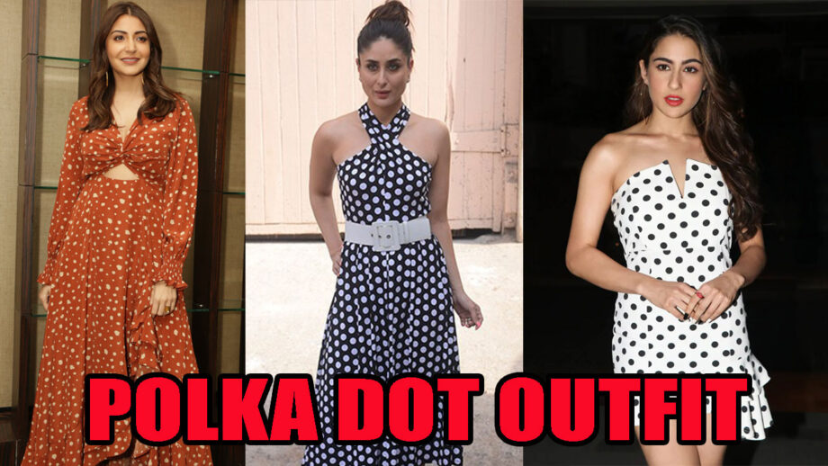 Anushka Sharma To Sara Ali Khan: Top Hottest Polka Dot Collection Of Bollywood
