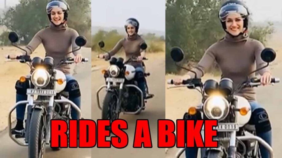 Boss Lady: Kriti Sanon rides a bike, video goes viral