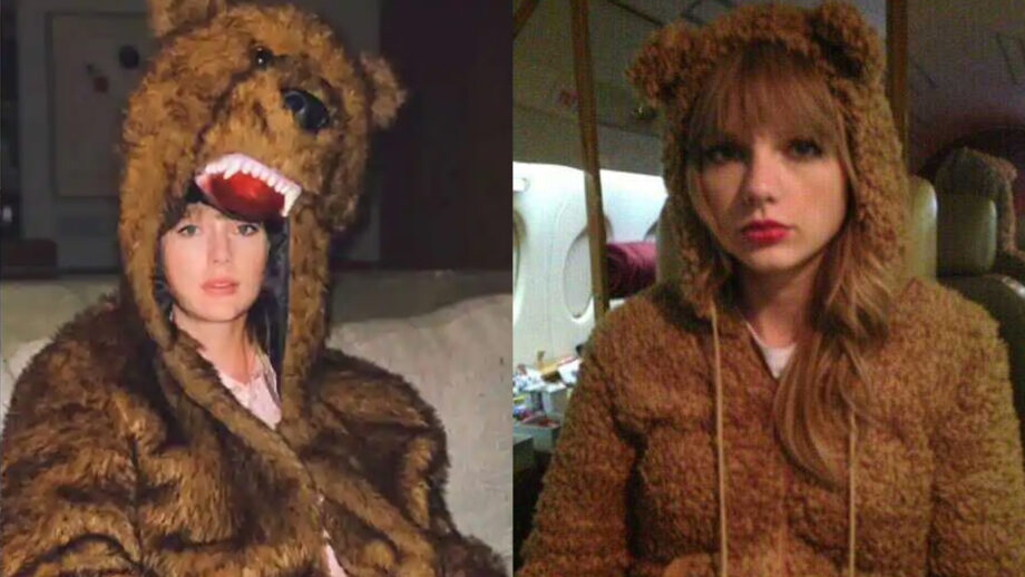 Check Out: Taylor Swift Looks Drop Dead Gorgeous In Bear Gillie Suit