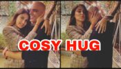 Cosy hug: Rhea Chakraborty snapped with Rajiv Lakshman, Rajiv calls her 'my girl'
