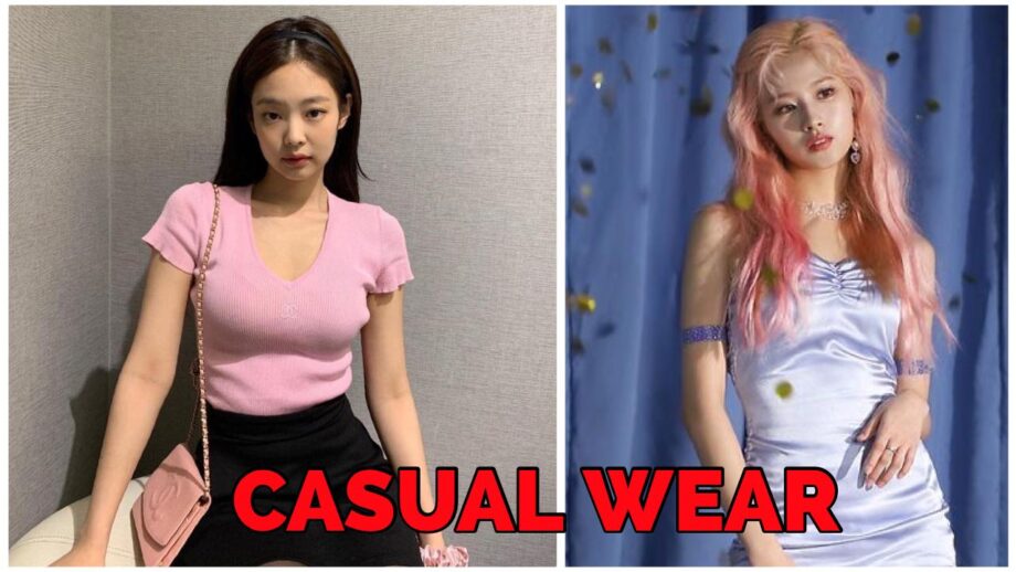 From Blackpink Jennie To Twice Sana: Take A Look At These Hot Divas On How To Style Your Casual Wear