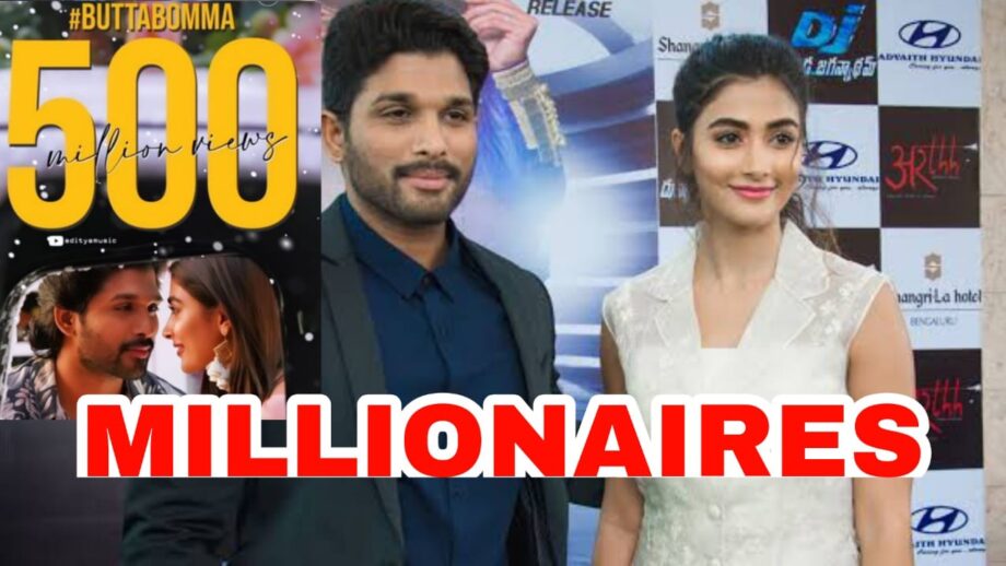Good News: Buttabomma song makes Allu Arjun and Pooja Hegde millionaires