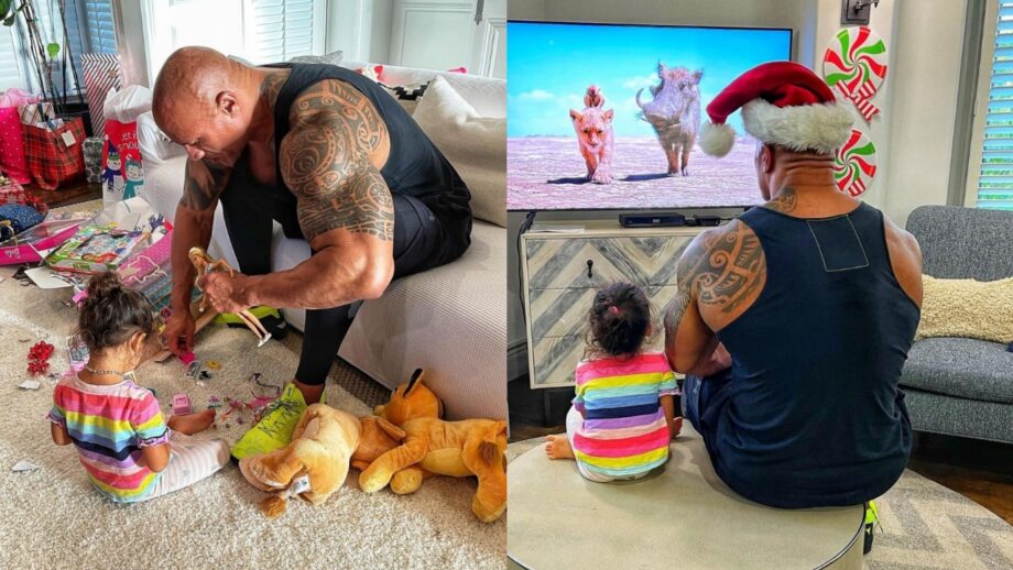 Have A Look At 'Dwayne The Rock Johnson's Adorable Father-Daughter Moment