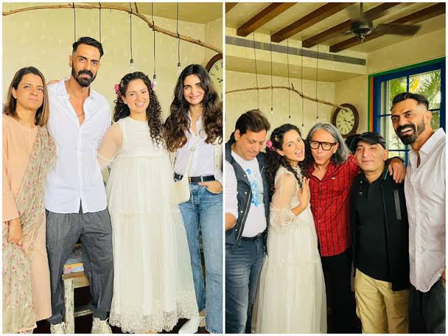 IN PHOTOS: Kangana Ranaut hosts private party for Arjun Rampal and Gabrielle Demetriades, fans love it 1