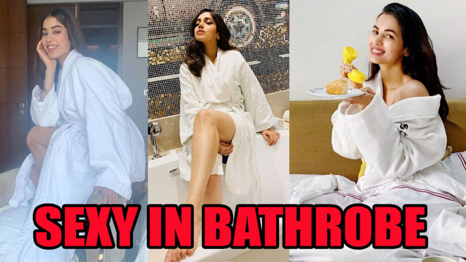 Janhvi Kapoor, Bhumi Pednekar Or Sonal Chauhan: Who Has The Sexiest Sultry Look In Bathrobe?