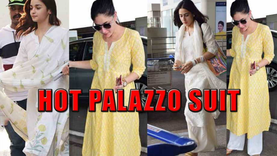 Kareena Kapoor, Alia Bhatt, Sara Ali Khan: Top 3 Hottest Actress In Palazzo Suits 3