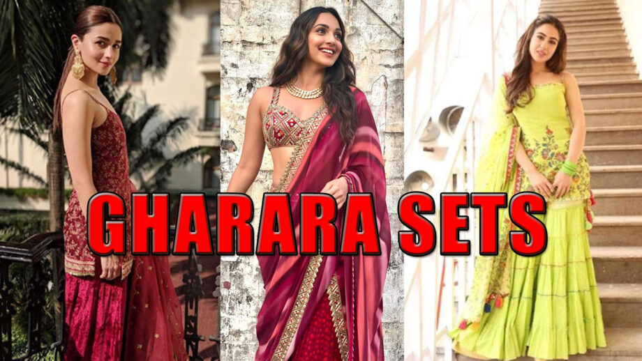 Kiara Advani, Sara Ali Khan To Alia Bhatt: Actresses Who Looked Very Hot In A Gharara Suit 4