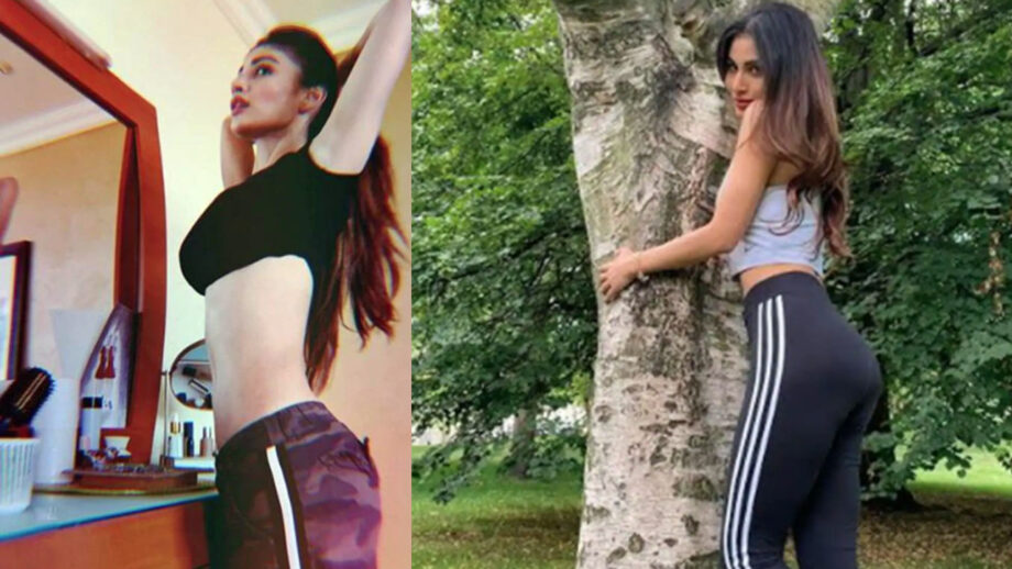 Mouni Roy and her attractive looks in yoga pants 792560