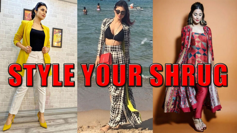 Need Cues To Style Your Shrug? From Divyanka Tripathi, Hina Khan To Mouni Roy: Watch Stars Here 3
