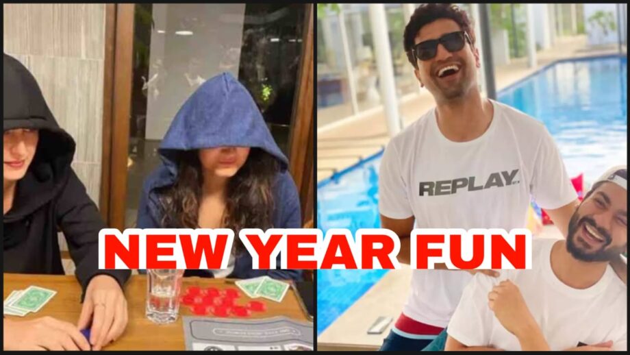 New Year Fun Caught In Camera: Were Vicky Kaushal and Katrina Kaif chilling and celebrating together? 1