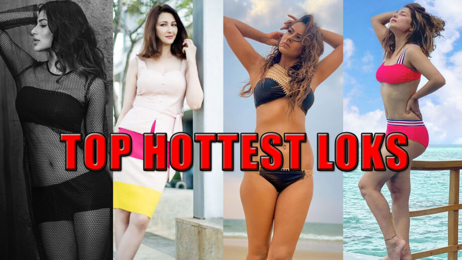 Nia Sharma, Hina Khan, Saumya Tandon, Mouni Roy: Top Hottest Looks Of TV Stars