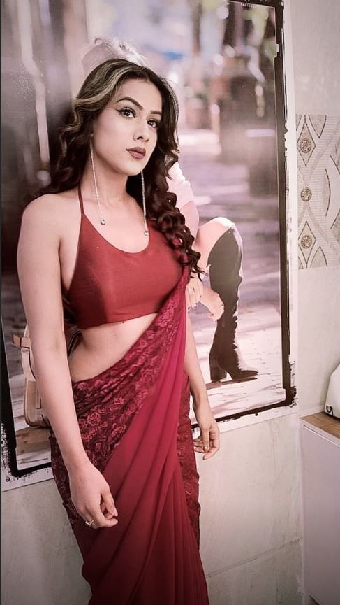 Nia Sharma Looks Insanely Hot In Sarees: Take A Look - 2