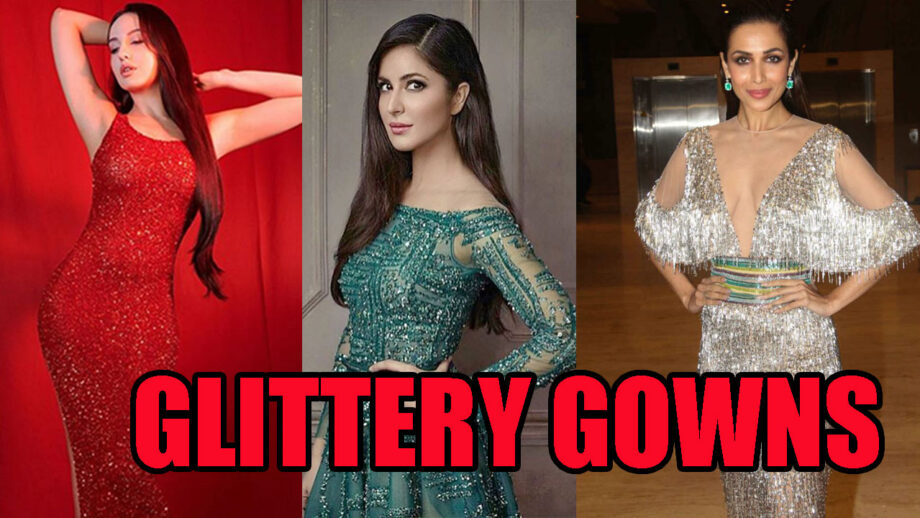 Nora Fatehi, Katrina Kaif Or Malaika Arora: The Sexiest Actress In Glittery Gown 3