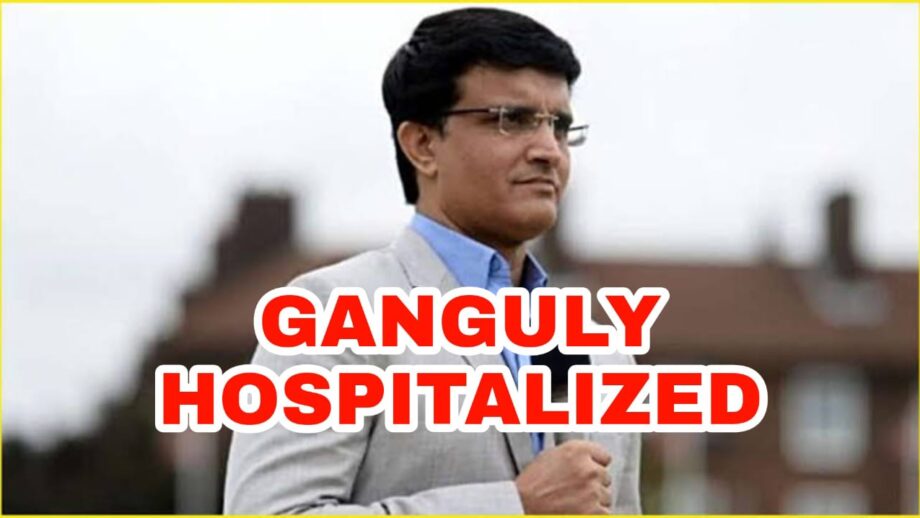 OMG: Former India captain Sourav Ganguly rushed to hospital due to chest pain