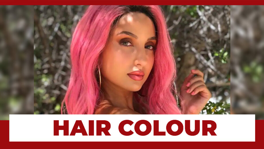 Red, Pink, Lavender: The Diva Nora Fatehi Can Pull Off Any Colour Hairstyle:  See Pics | IWMBuzz