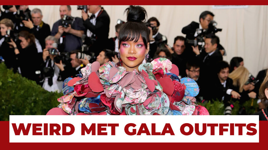 Rihanna’s Met Gala Weird Yet Hot Outfits That Will Make You Go Wooow