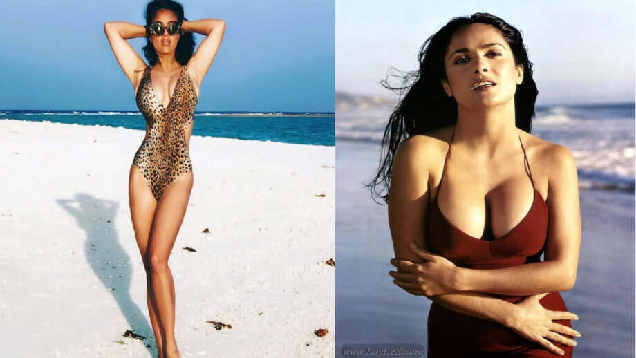 Salma Hayek Has The Perfect Beach Body & These Bikini Pics Are The Perfect Example For It