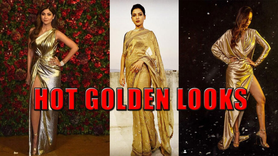 Samantha Akkineni, Malaika Arora Or Shilpa Shetty: Celebs In GOLDEN Hot Looks 3
