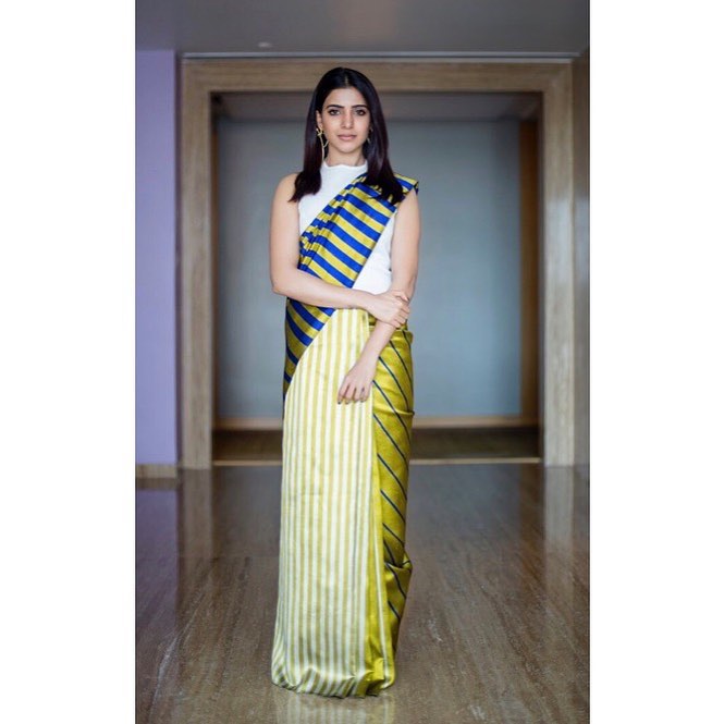 Samantha Akkineni’s Most Fashionable Saree Draping Styles That Are Fashion Goals For Ethnic Lover 1