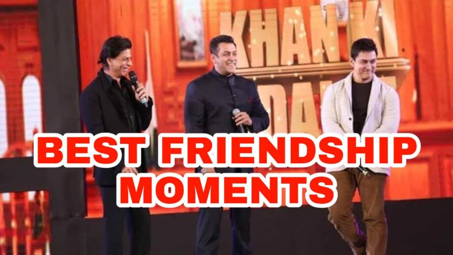 Shah Rukh Khan, Salman Khan & Aamir Khan's BEST Friendship Moments Caught On Camera