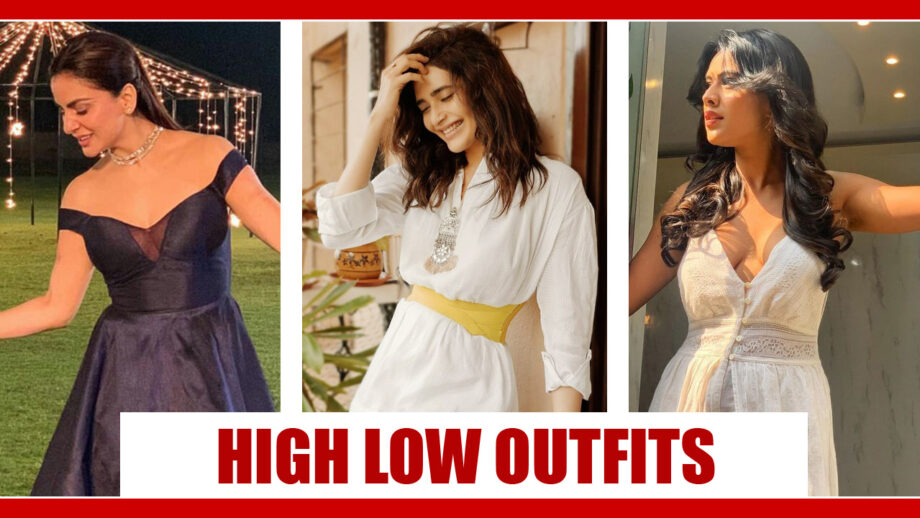 Shraddha Arya, Nia Sharma To Karishma Tanna: Times When Stars DonnedTthe High Low Outfits 3