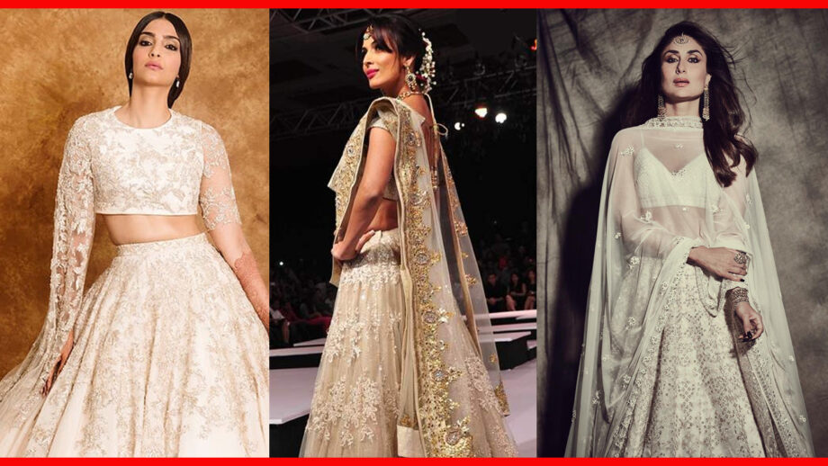Sonam Kapoor, Malaika Arora, Or Kareena Kapoor: Who Looked Hottest In Off White Lehenga?