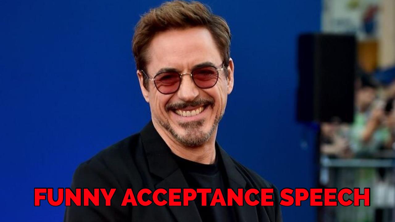 Take A Look At Robert Downey Jr. Most Savage Award-Winning Speech Ever  Heard | IWMBuzz