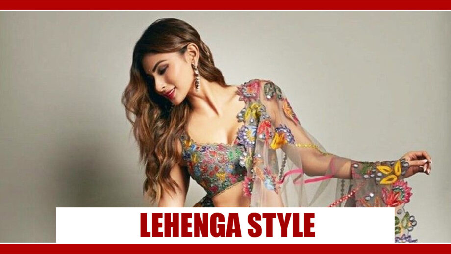 Take Cues From Mouni Roy On How to Style Your Lehenga Celebrity Style