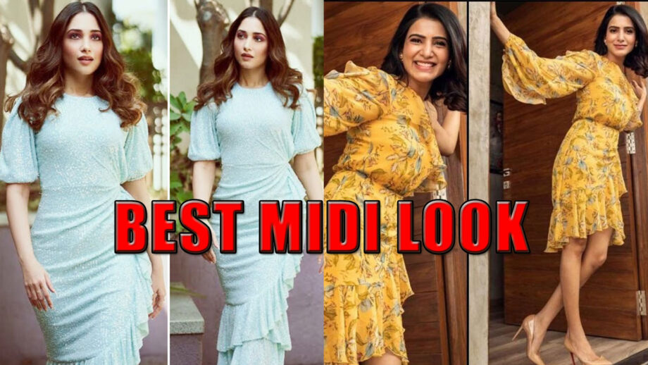 Tamannaah Bhatia Or Samantha Akkineni: Who Has The Hottest Looks In Midi? 2