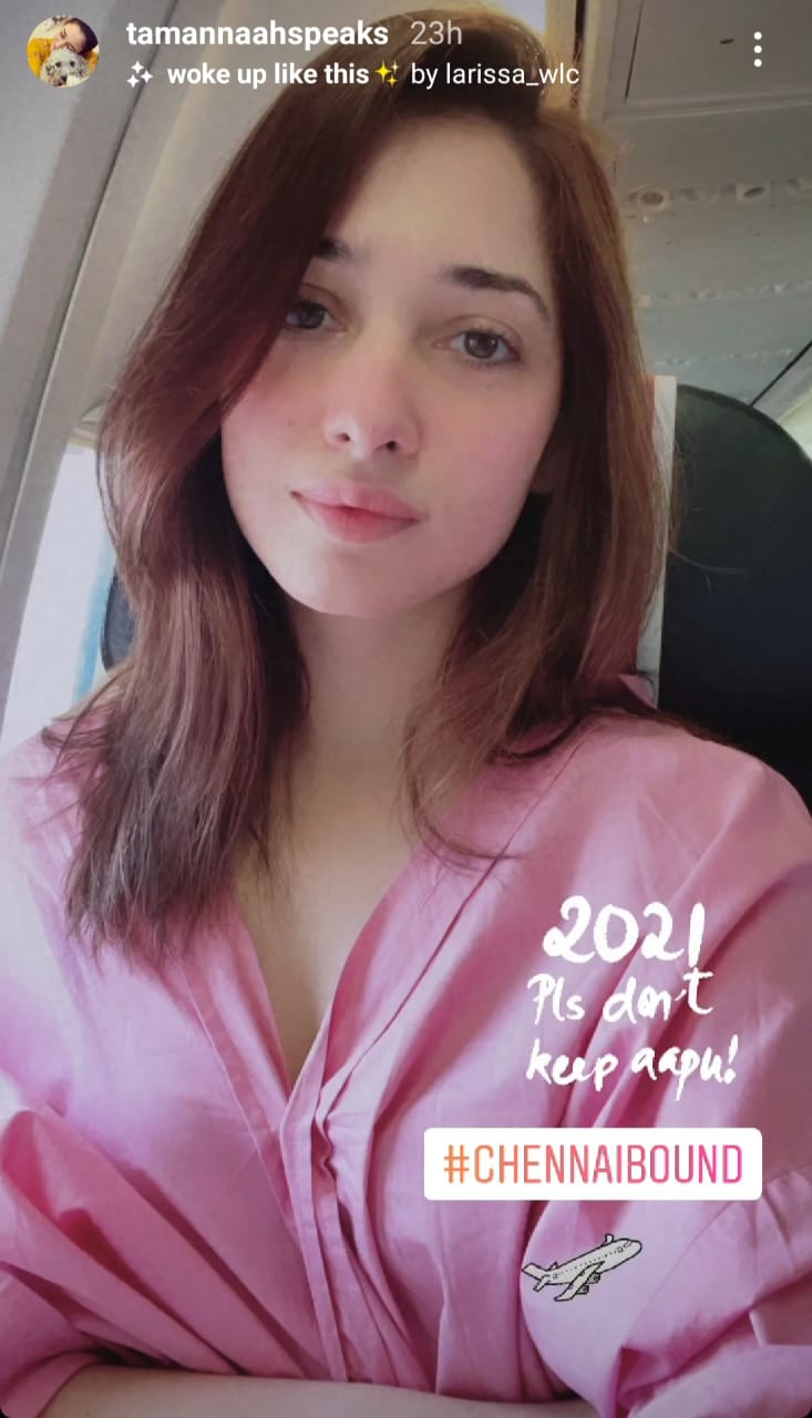 Tamannaah Bhatia wins hearts with her in-flight selfie, check out 1