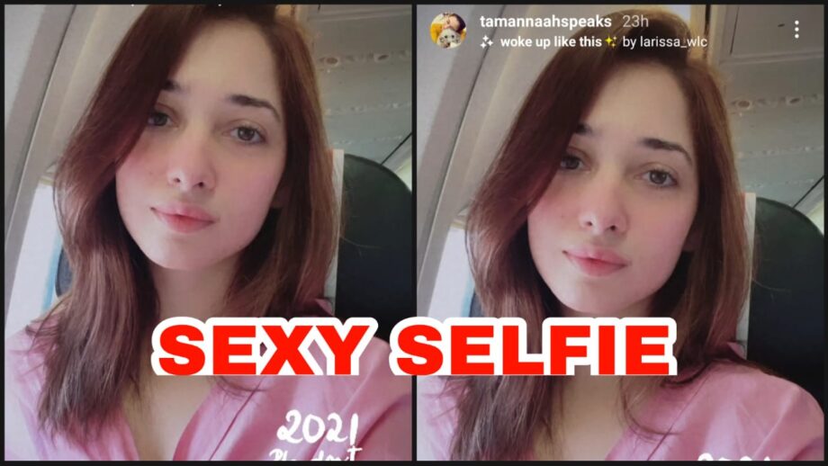 Tamannaah Bhatia wins hearts with her in-flight selfie, check out