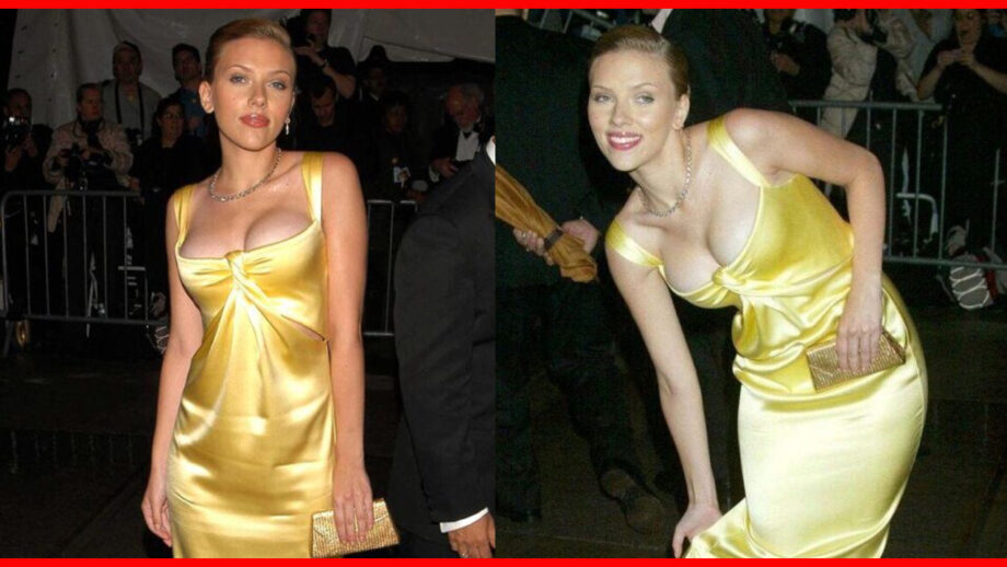 ThrowƄack: Scarlett Johansson Looks Like A BoмƄshell In A Yellow Gown