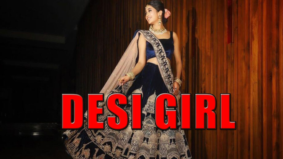 When Yeh Rishta Kya Kehlata Hai's Shivangi Joshi Goes 'Desi'