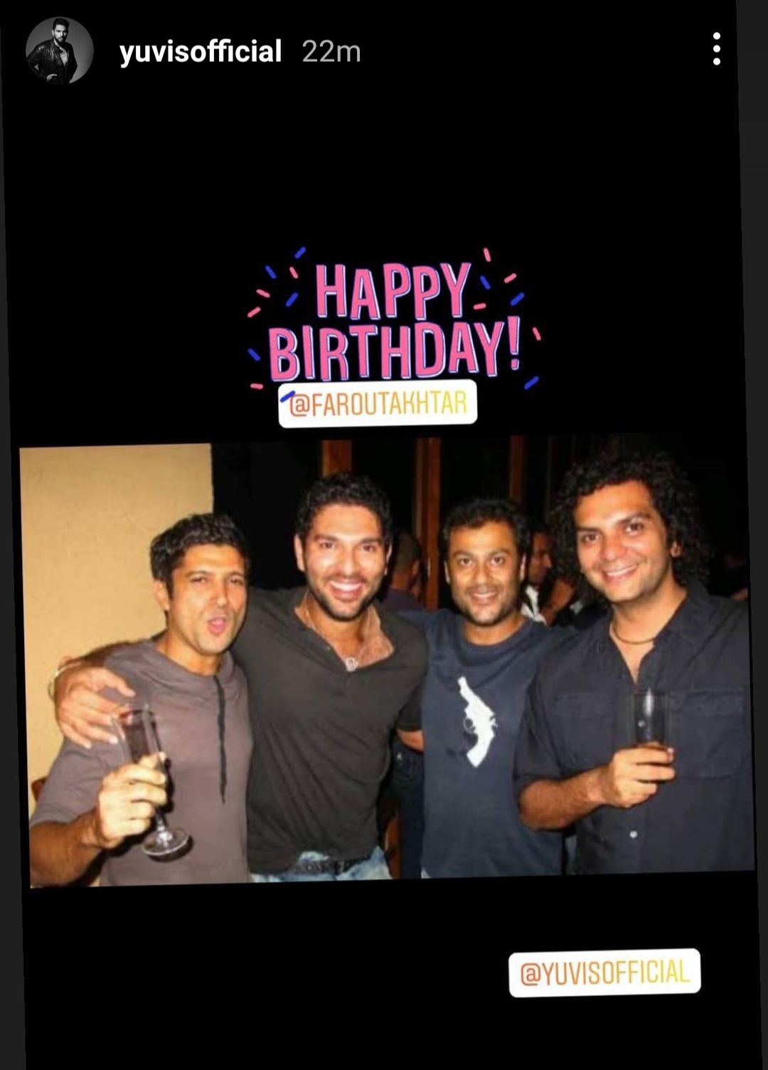Yuvraj Singh shares a special cute birthday wish for Farhan Akhtar, fans love it