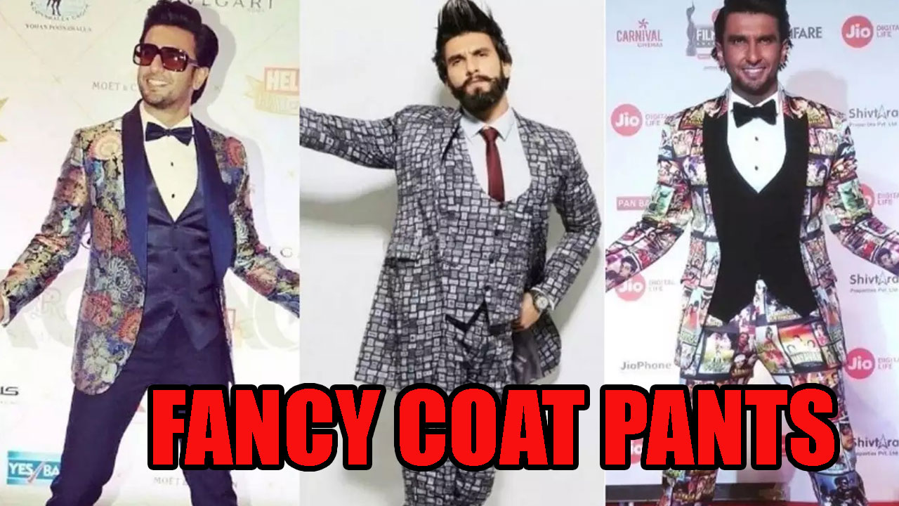 5 Times When Ranveer Singh Stunned Us By His Fancy Coat Pant Outfits, See  Pictures