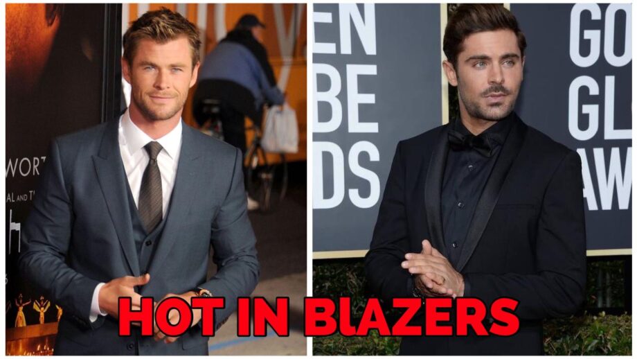 Chris Hemsworth Or Zac Efron: Who Is Hotter In Blazer? Vote Now 316390