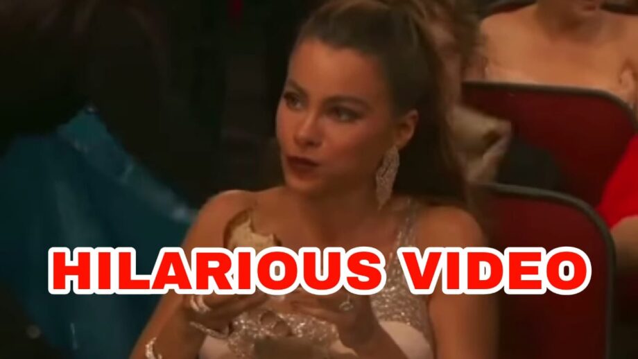 Funny ROFL Moment When Sofia Vergara was caught on camera snacking in