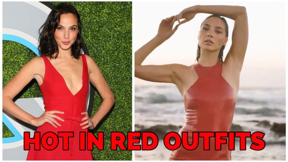 Gal Gadot Looks Spicy Hot In Red Outfits, Five Looks Of Her Hotness 5