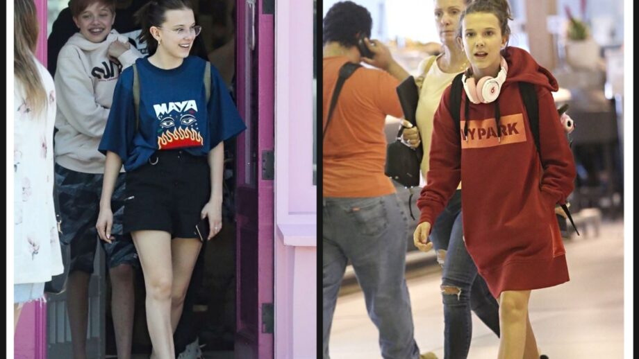 Hollywood Actress Millie Bobby Brown Slays In Oversized Outfit, See Pictures