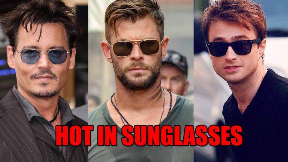 Johnny Depp, Chris Hemsworth, Daniele Radcliffe: Hottest moments in sunglasses