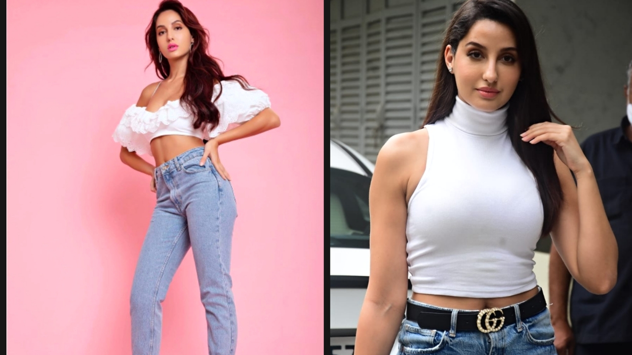 Nora Fatehi Is In Love With Crop Tops & Blue Jeans: Take A Look